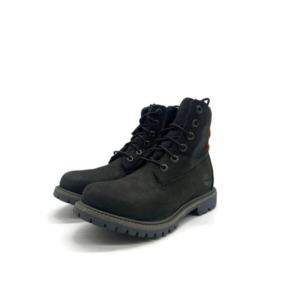 Timberland 6” (Womens Size 6) Construction Boot Black Nubuck Waterproof NEW - Picture 4 of 5